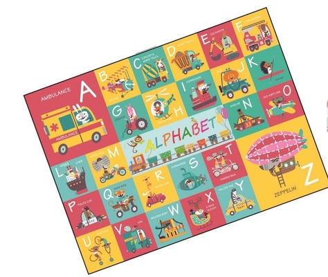 Bom preço. Papel Educativo para Crianças Puzzles Alfabeto Puzzles de Piso Transportes Para crianças de 4-8-10 anos on-line