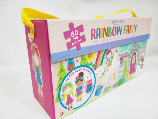 Bom preço. 60pcs Rainbow Fairy Cartão Puzzle Puzzle Grande Piece Jigsaws com divertida Pop Out Play Figures on-line
