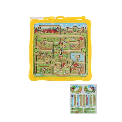 Bom preço. Fazenda Educativo Magnético Labirinto Puzzle Jogo Jogos de Tabela de Desenho on-line
