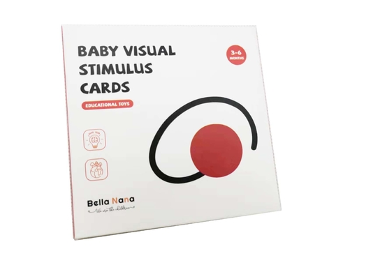 Bom preço. 3-6 meses Cartões de estimulação visual do recém-nascido Cartões de contraste preto e branco em linha