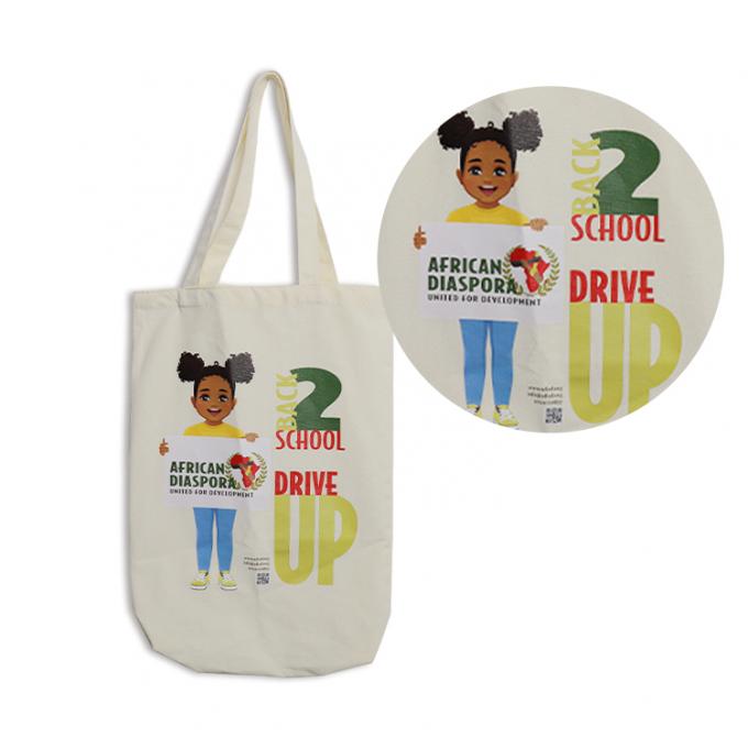2022 Bolsas personalizadas com logotipo Bolsas de algodão preto 230gm 5