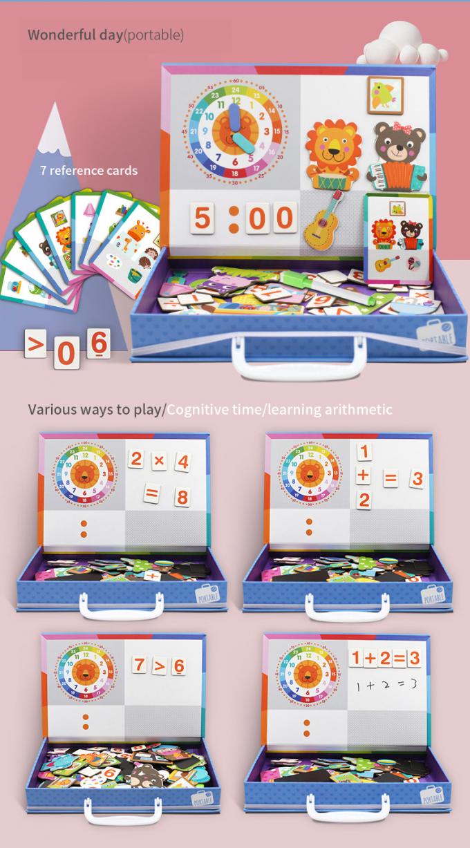 Pequenos brinquedos de aprendizagem ECO Magnético Vida Aprendizagem Adesivo personalizado 2