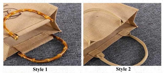 Sacos de Jute personalizados para promoção 4