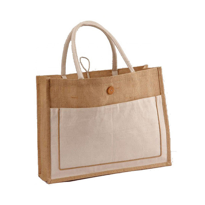 Linhas de costura de lona bolsas de compras hessianas personalizadas para mulheres 1