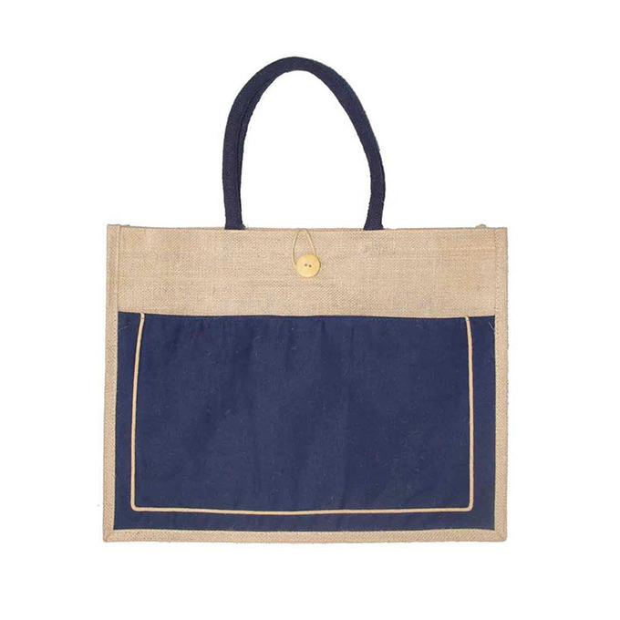 Linhas de costura de lona bolsas de compras hessianas personalizadas para mulheres 2