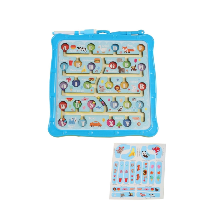 Multifuncional caneta Magnético Puzzle Labirinto Jogo Pequeno animal quadro de desenho 0